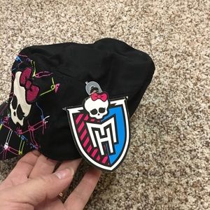 NWT Monster High Black girls hat
